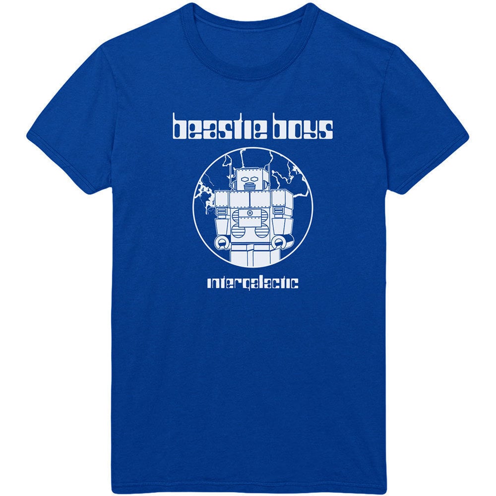 T-Shirt Beastie Boys T-Shirt Intergalactic Unisex Blue 2XL