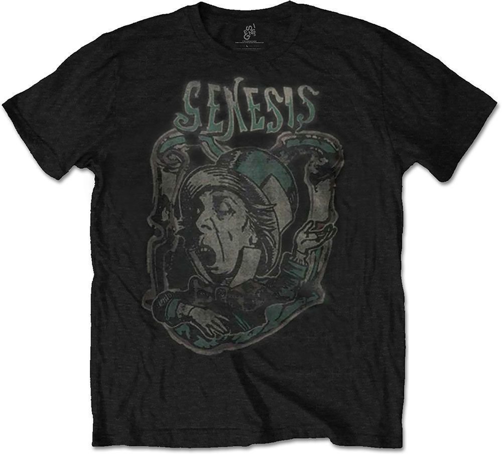 T-Shirt Genesis T-Shirt Unisex Mad Hatter Unisex Black 2XL