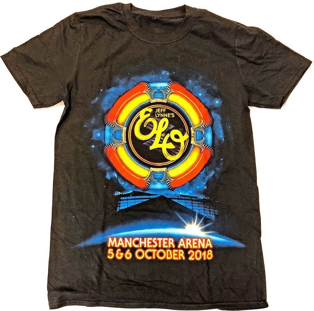 T-shirt Electric Light Orchestra Unisex Manchester Event Black 2XL T-shirt