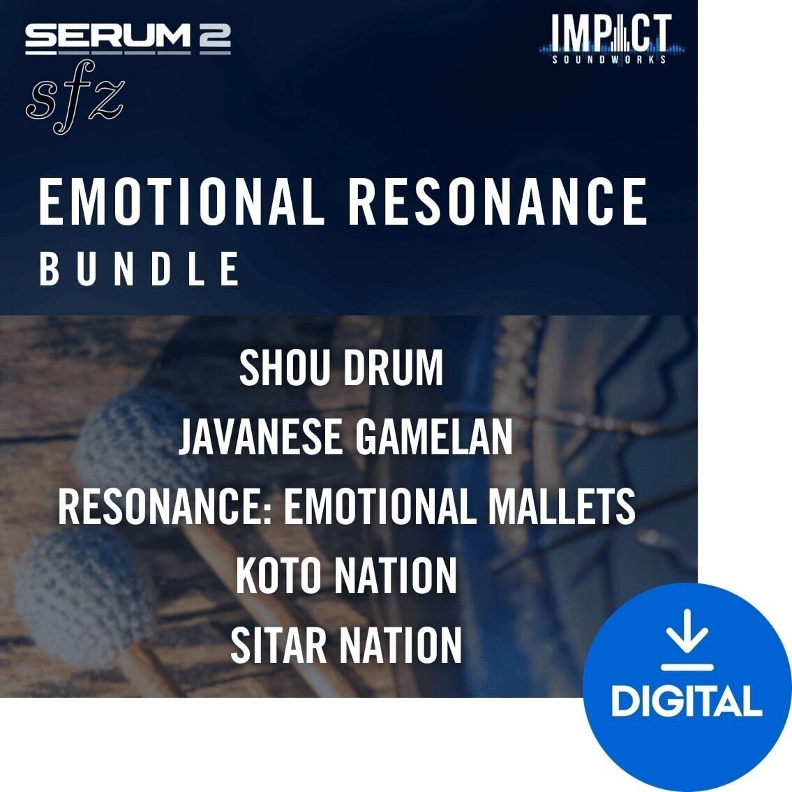 Audio biblioteka za sampler Impact Soundworks Emotional Resonance Bundle (Serum 2, SFZ, WAV) (Digitalni proizvod)