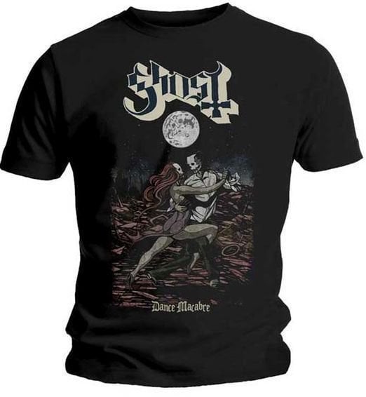 T-Shirt Ghost T-Shirt Dance Macabre Unisex Black S