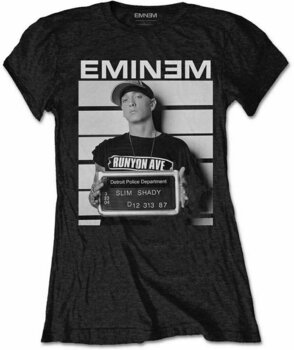 Shirt Eminem Shirt Arrest Dames Black M - 1