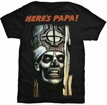 T-shirt Ghost T-shirt Here's Papa Preto L - 1