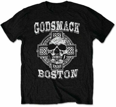 T-Shirt Godsmack T-Shirt Boston Skull Unisex Black XL - 1