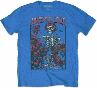 Skjorta Grateful Dead Skjorta Bertha & Logo Unisex Blue XL - 1