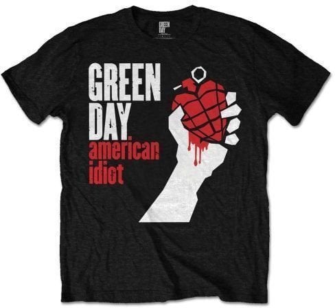 Shirt Green Day Shirt American Idiot Unisex Black L
