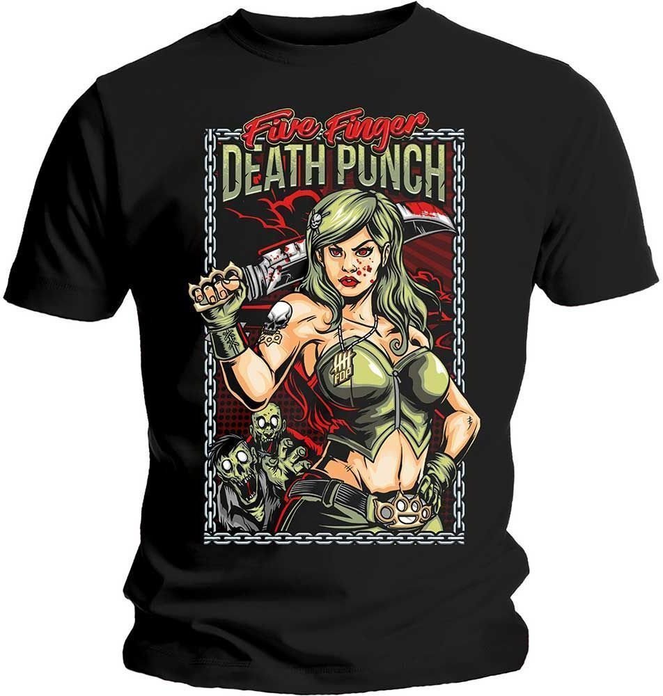 Πουκάμισο Five Finger Death Punch Πουκάμισο Assassin Unisex Μαύρο L