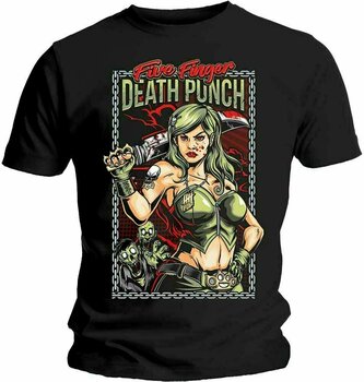 T-Shirt Five Finger Death Punch T-Shirt Assassin Unisex Black L - 1