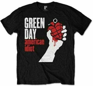 T-Shirt Green Day T-Shirt American Idiot Black 2XL - 1