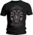 Camiseta de manga corta Five Finger Death Punch Camiseta de manga corta Biker Badge Negro L