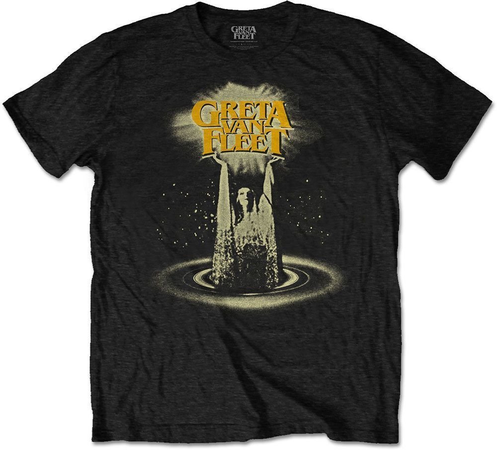 Camiseta de manga corta Greta Van Fleet Camiseta de manga corta Cinematic Lights Unisex Black S