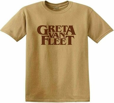 Shirt Greta Van Fleet Shirt Logo Unisex Old Gold L - 1