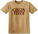 Greta Van Fleet Logo Old Gold L Marškinėliai
