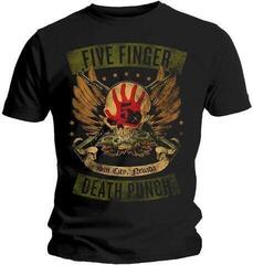 T-shirt Five Finger Death Punch Locked & Loaded Unisex T-shirt de manga curta/Black/Curto