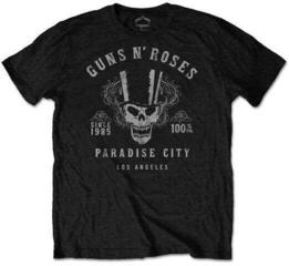 Риза Guns N' Roses 100% Volume Unisex Тениска с къс ръкав/Black/Къси