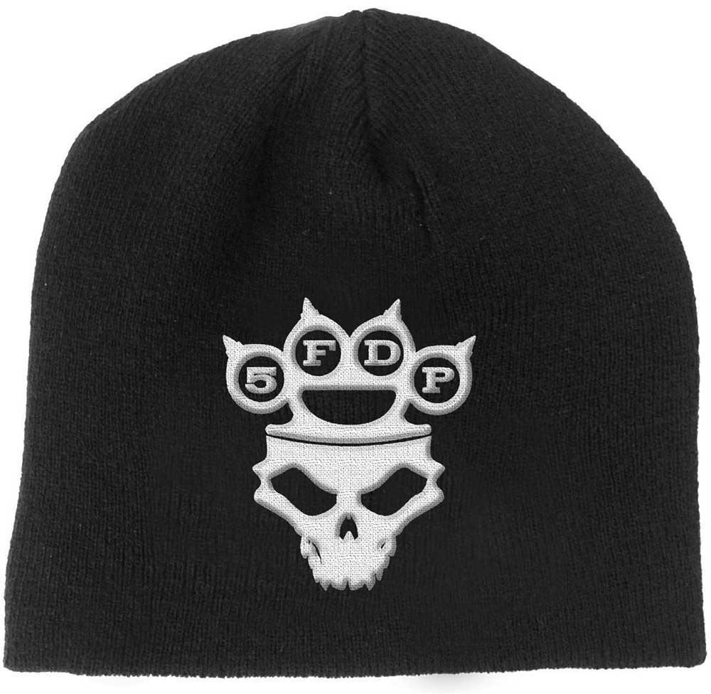 Mütze Five Finger Death Punch Mütze Knuckle-Duster Logo & Skull Schwarz