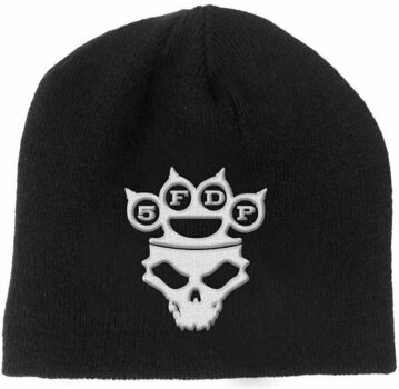 Hat Five Finger Death Punch Hat Knuckle-Duster Logo & Skull Black - 1