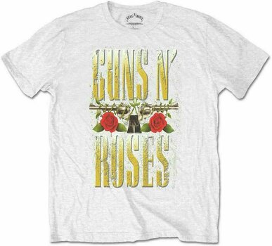 T-Shirt Guns N' Roses T-Shirt Big Guns White M - 1