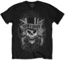 Guns N' Roses Faded Skull Black L Camiseta de manga corta