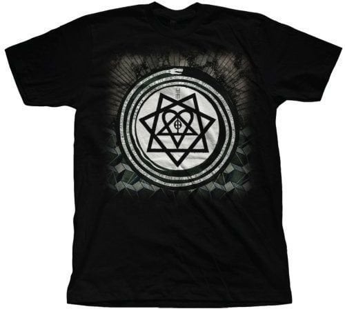 Shirt HIM Shirt Album Symbols Unisex Black L