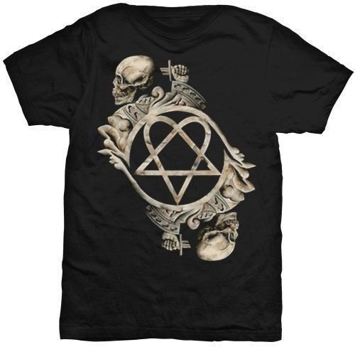 T-Shirt HIM T-Shirt Bone Sculpture Black S