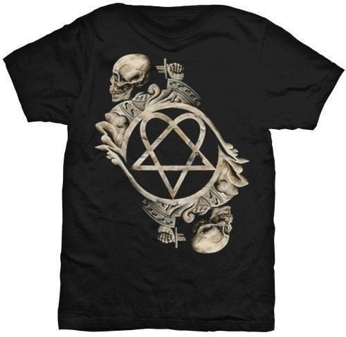 T-Shirt HIM T-Shirt Bone Sculpture Unisex Black XL