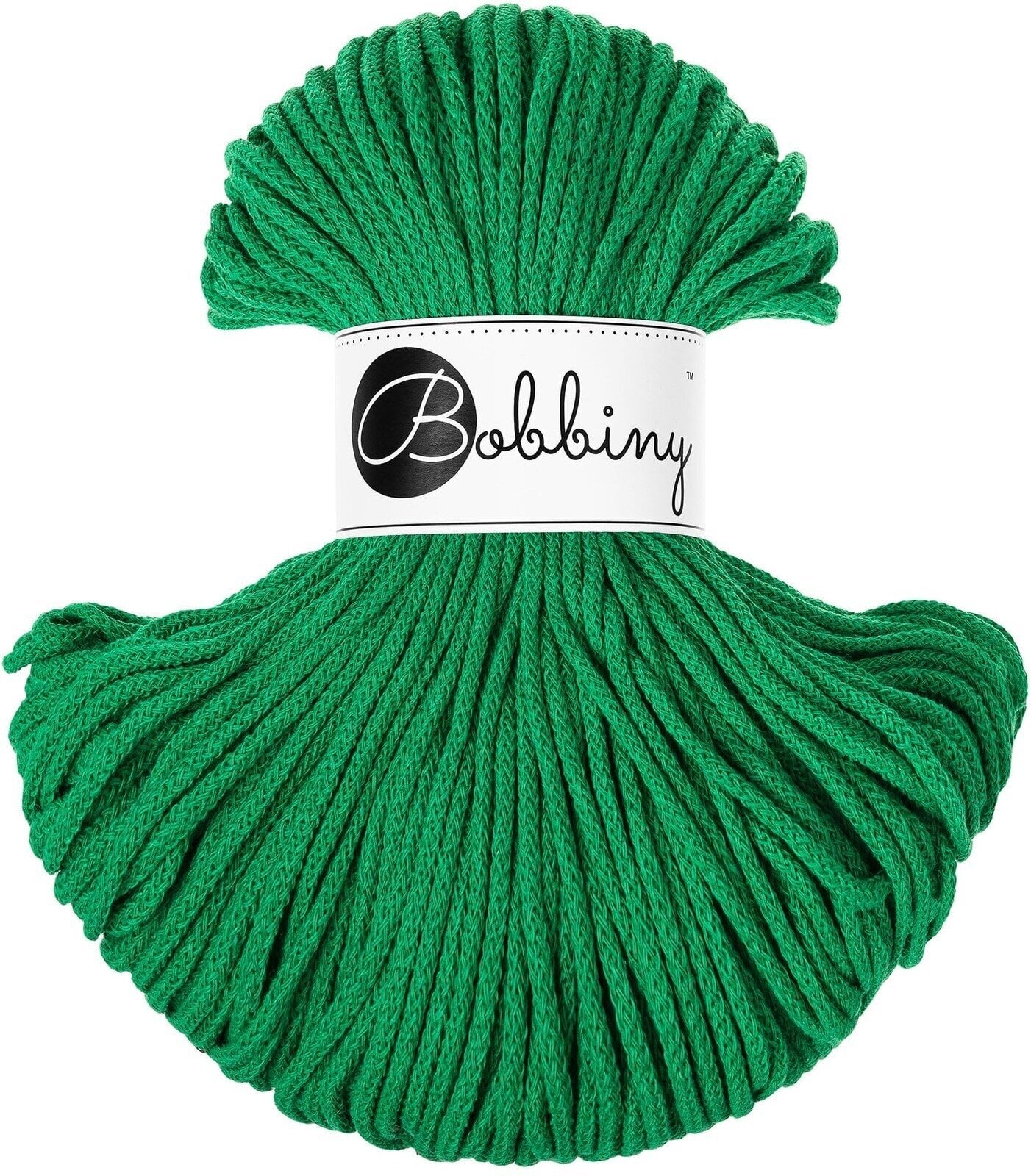 Cord Bobbiny Junior 3 mm 100 m Jade Green Cord