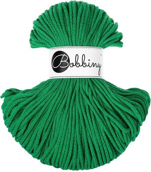 Cord Bobbiny Junior 3 mm 100 m Jade Green Cord - 1