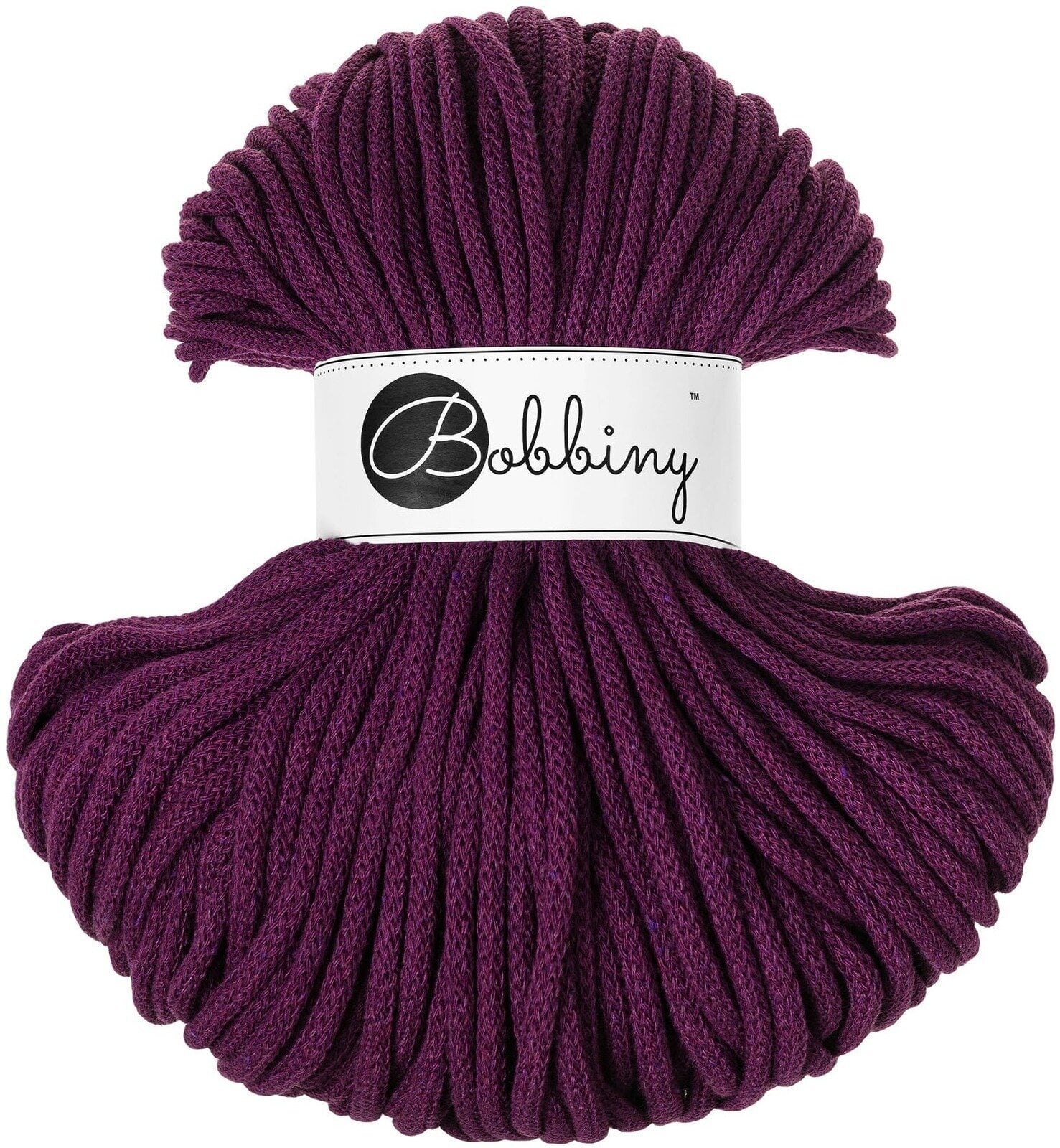 Cord Bobbiny Premium 5 mm 100 m Aubergine Cord