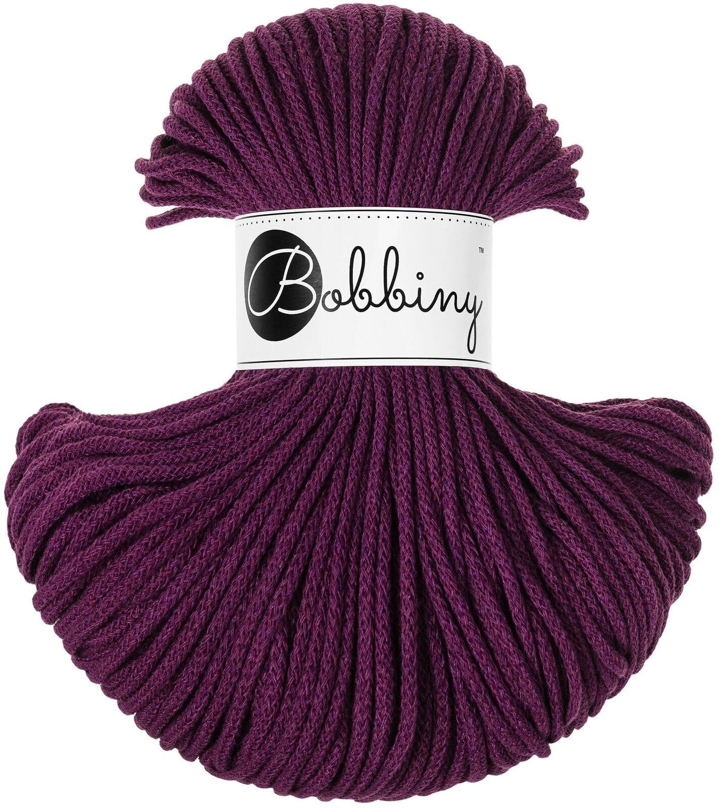 Cord Bobbiny Junior 3 mm 100 m Aubergine Cord