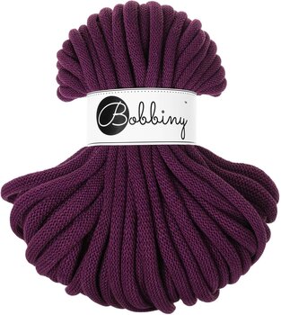 Șnur  Bobbiny Jumbo 9 mm 30 m Aubergine Șnur  - 1