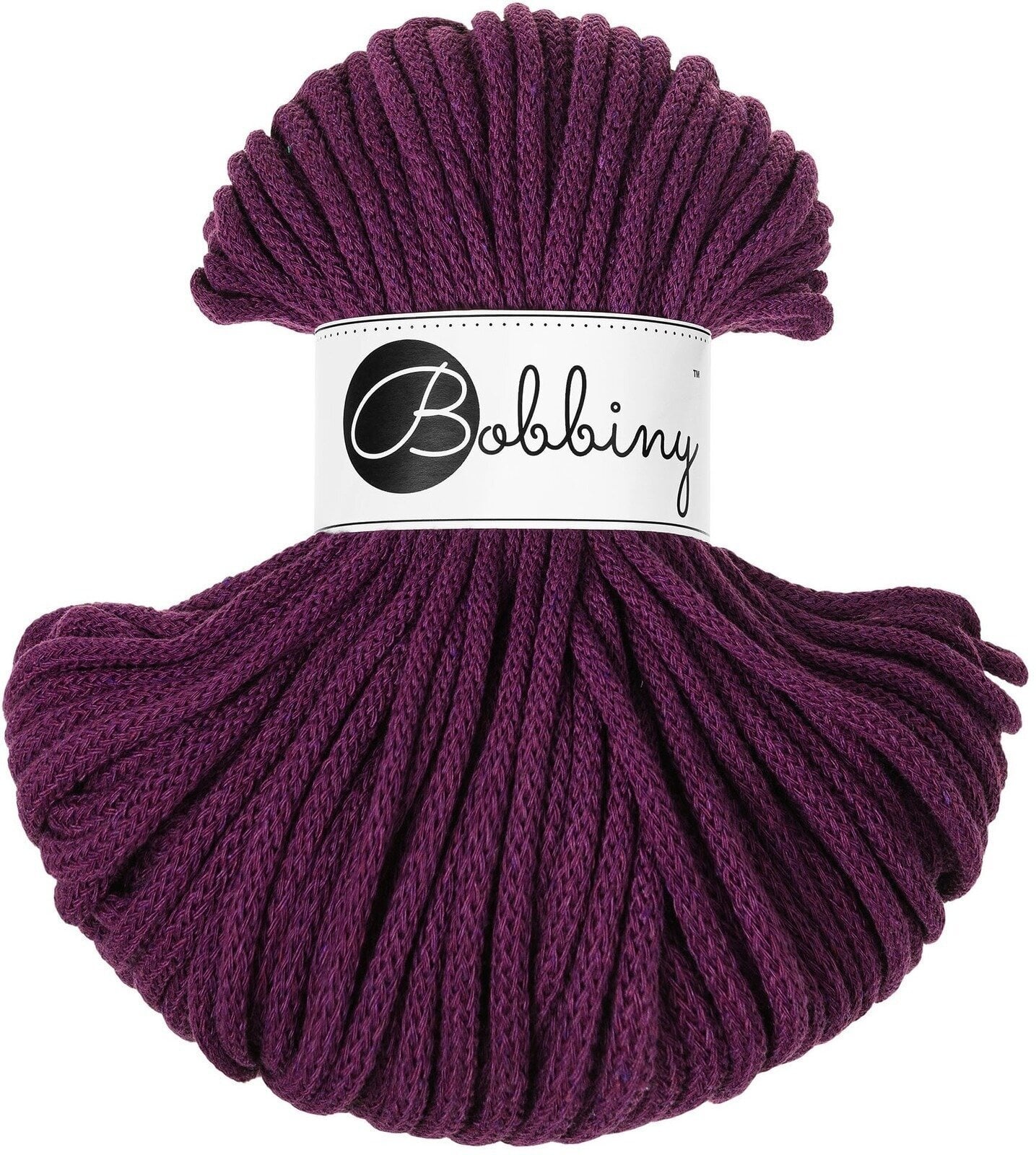 Cord Bobbiny Premium 5 mm 50 m Aubergine Cord