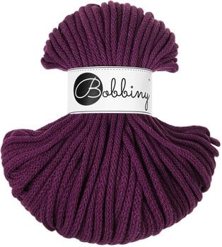 Cord Bobbiny Premium 5 mm 50 m Aubergine Cord - 1