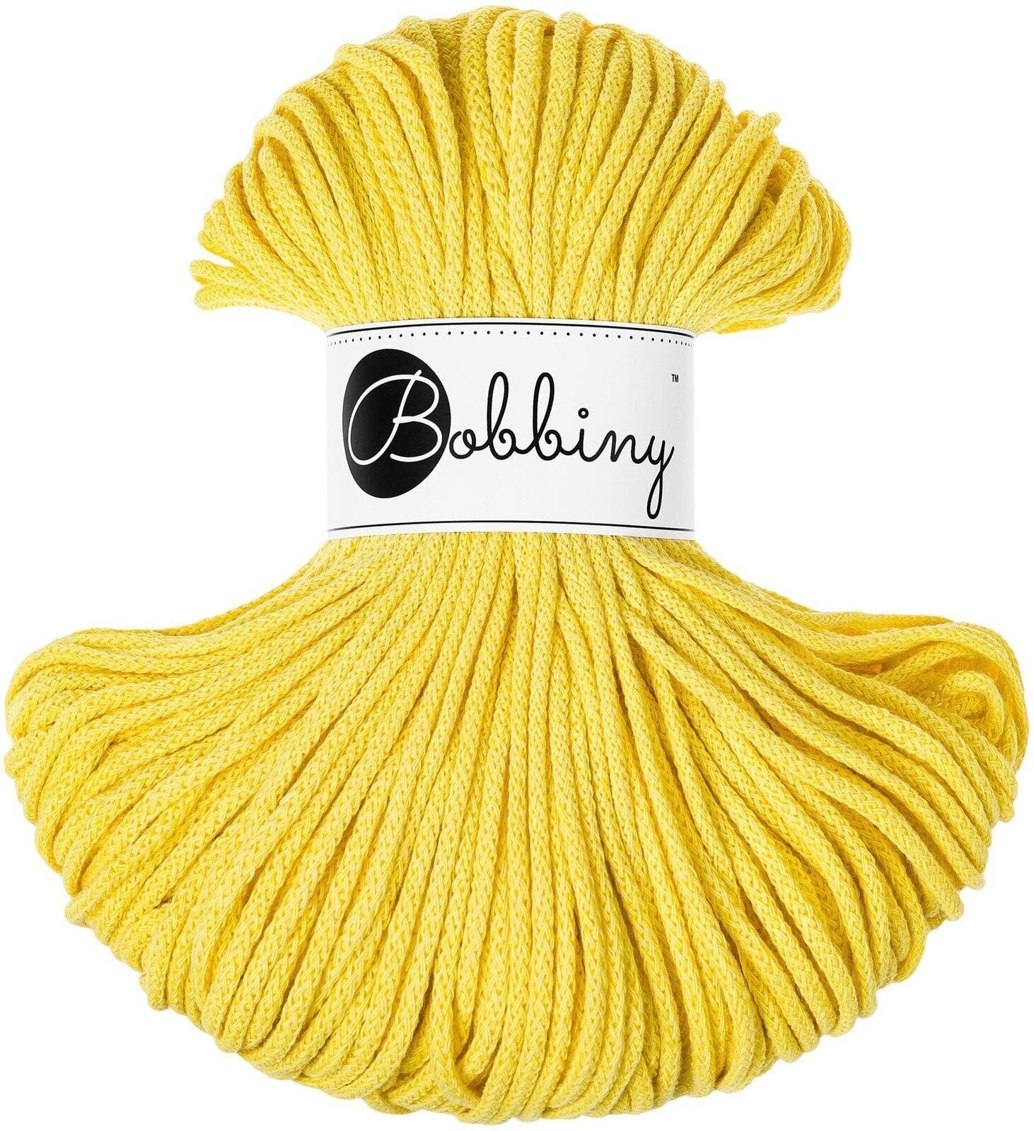 Cord Bobbiny Junior 3 mm 100 m Canary Yellow Cord
