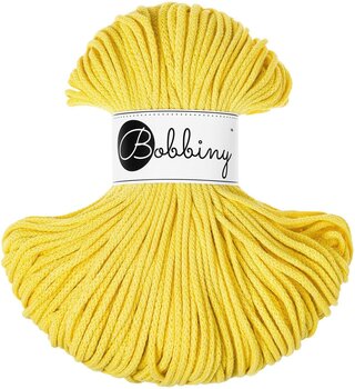 Cord Bobbiny Junior 3 mm 100 m Canary Yellow Cord - 1