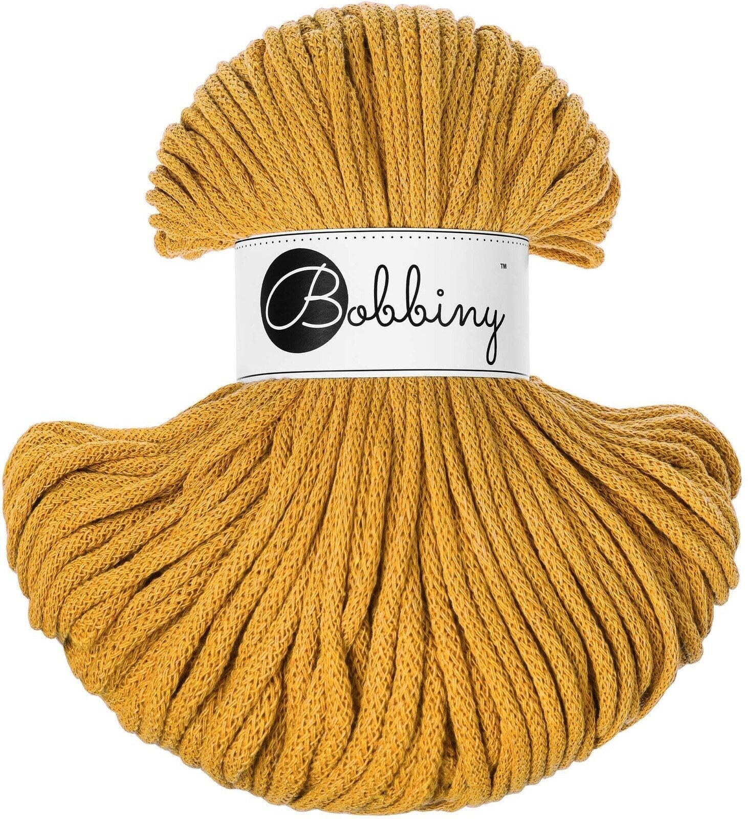 Snor Bobbiny Classic 4 mm 100 m Mustard Snor