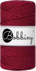 Cord Bobbiny 3PLY Macramé Rope 3 mm 100 m Red Velvet Cord