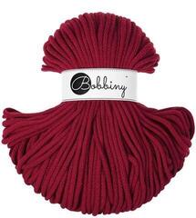 Cord Bobbiny Premium 5 mm 100 m Red Velvet Cord