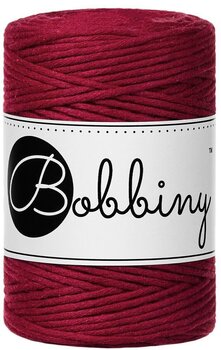 Cord Bobbiny Macrame Cord 1,5 mm 100 m Red Velvet Cord - 1
