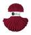 Cord Bobbiny Jumbo 9 mm 30 m Red Velvet Cord