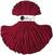 Cord Bobbiny Jumbo 9 mm 100 m Red Velvet Cord