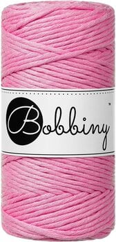 Cord Bobbiny Macrame Cord 3 mm 100 m Bubblegum Pink Cord - 1