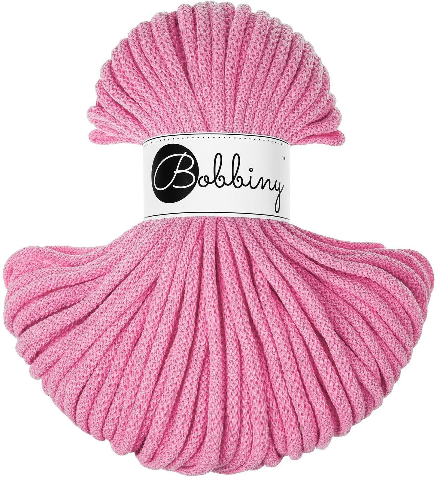 Cord Bobbiny Premium 5 mm 50 m Bubblegum Pink Cord
