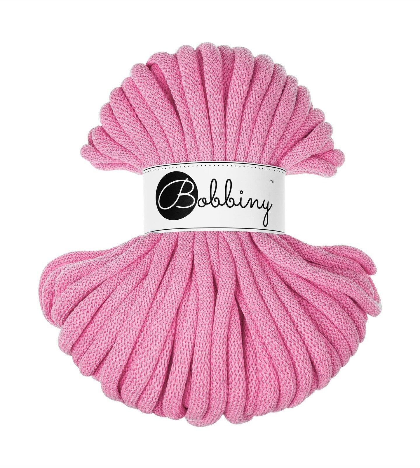 Cord Bobbiny Jumbo 9 mm 30 m Bubblegum Pink Cord