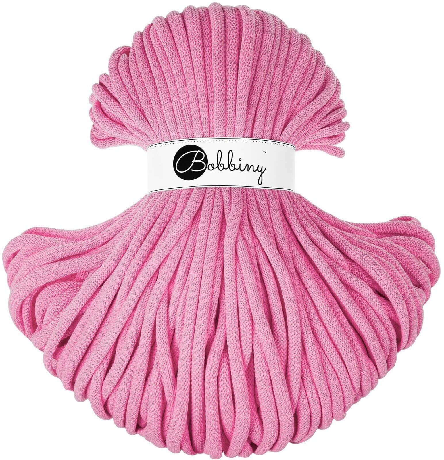 Cord Bobbiny Jumbo 9 mm 100 m Bubblegum Pink Cord