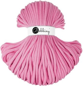 Cord Bobbiny Jumbo 9 mm 100 m Bubblegum Pink Cord - 1