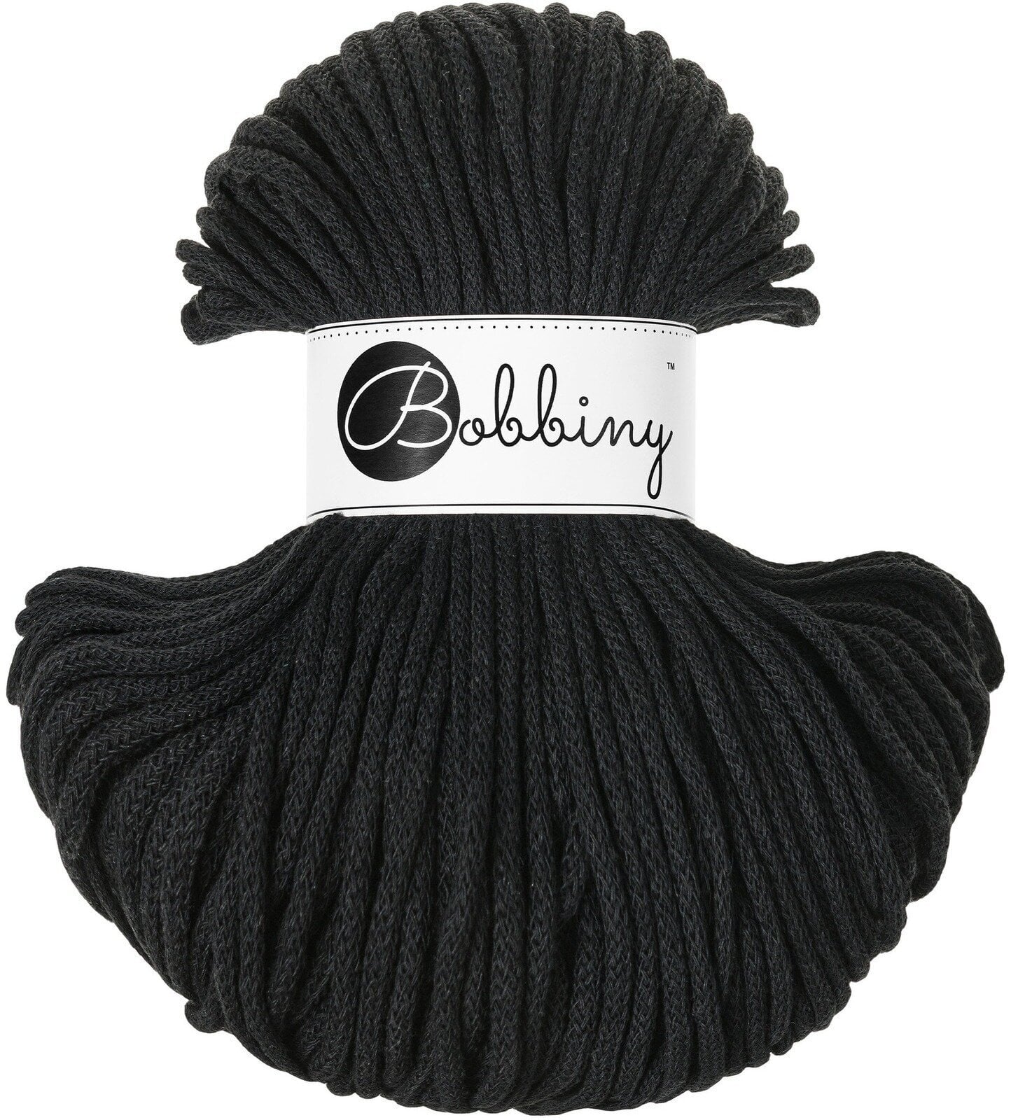 Cord Bobbiny Classic 4 mm 100 m Black Cord