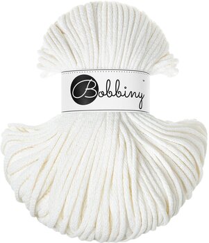 Cord Bobbiny Classic 4 mm 100 m Off White Cord - 1