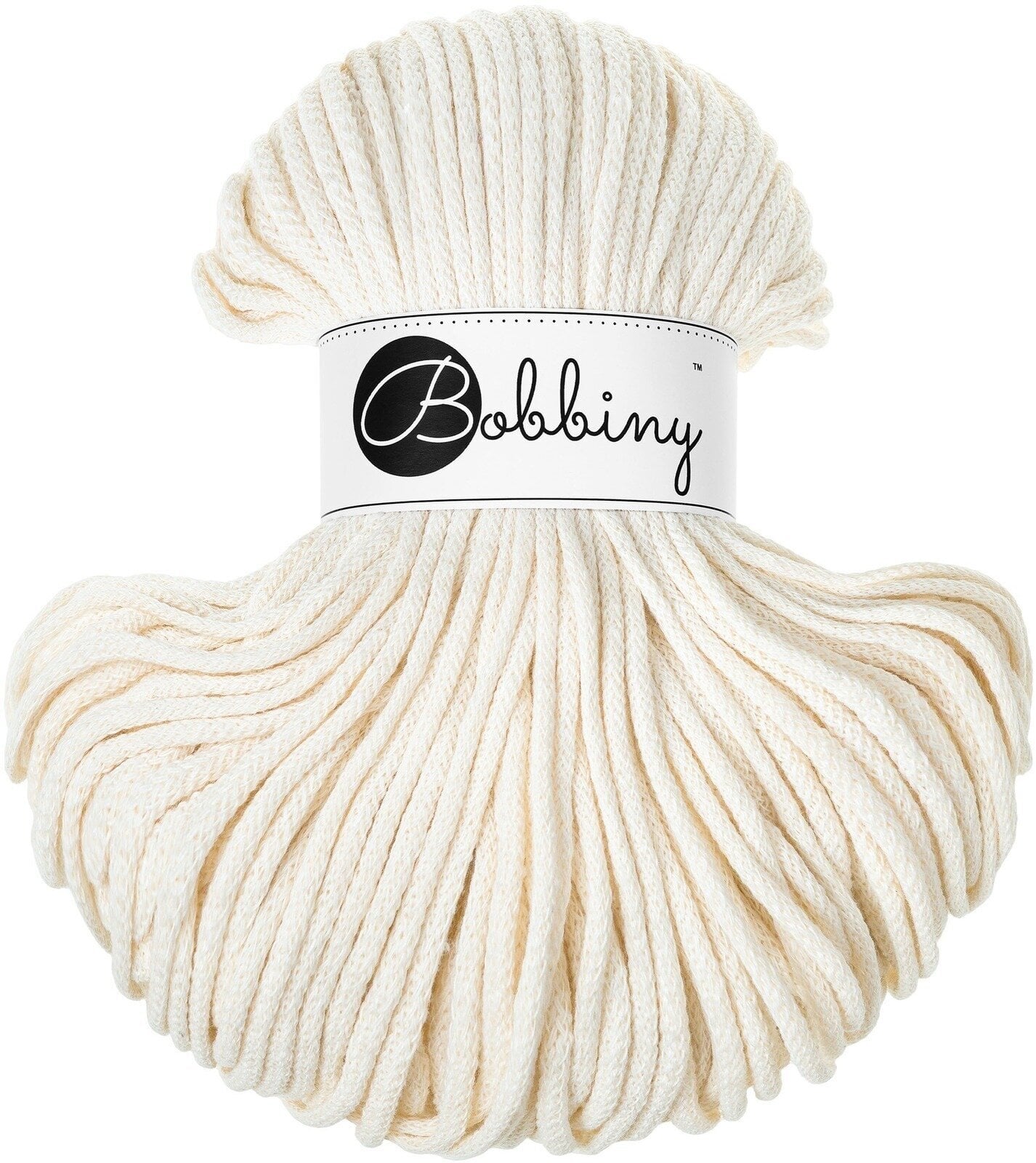 Cord Bobbiny Classic 4 mm 100 m Natural Cord