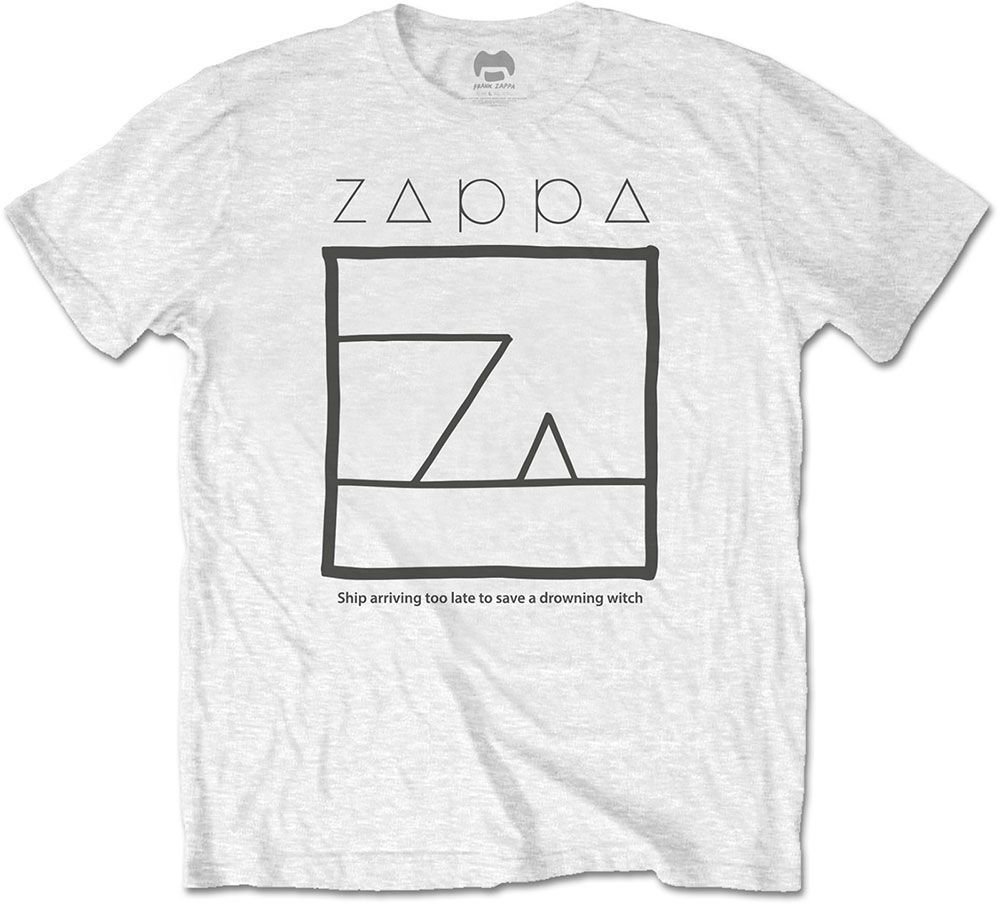 T-Shirt Frank Zappa T-Shirt Drowning Witch Unisex White L